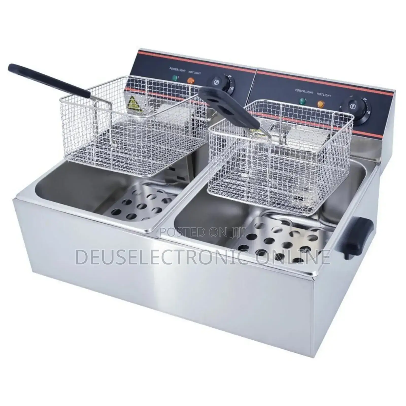*Electric Deep Fryer Double 12L~