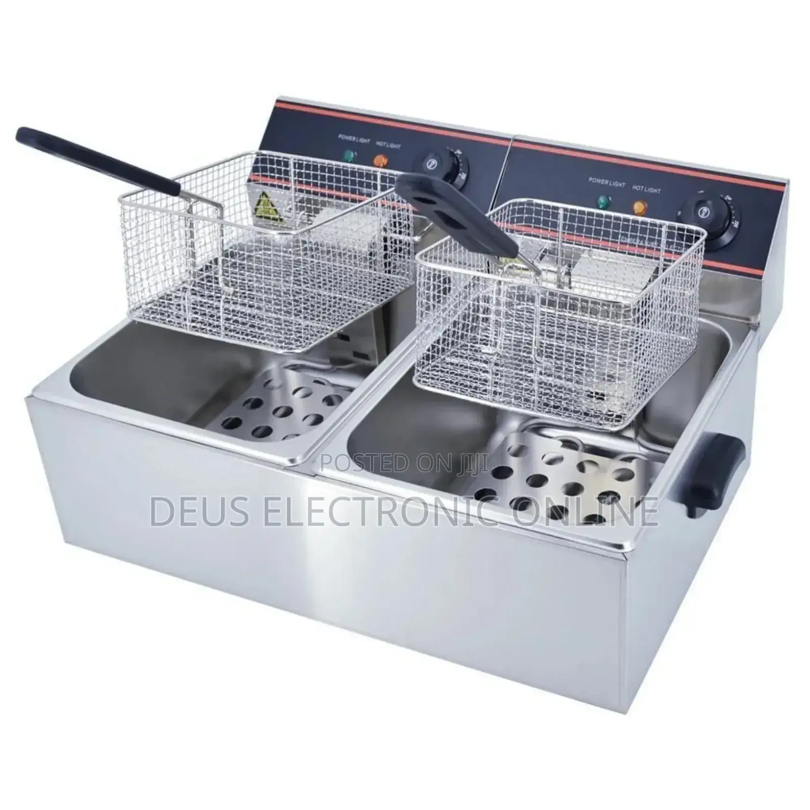 *Electric Deep Fryer Double 12L~