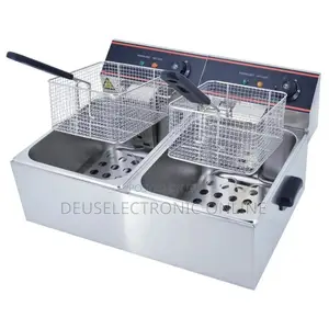 *Electric Deep Fryer Double 12L~