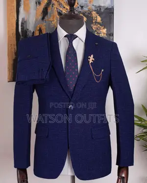 Top Top Quality Dark Blue Men Suits