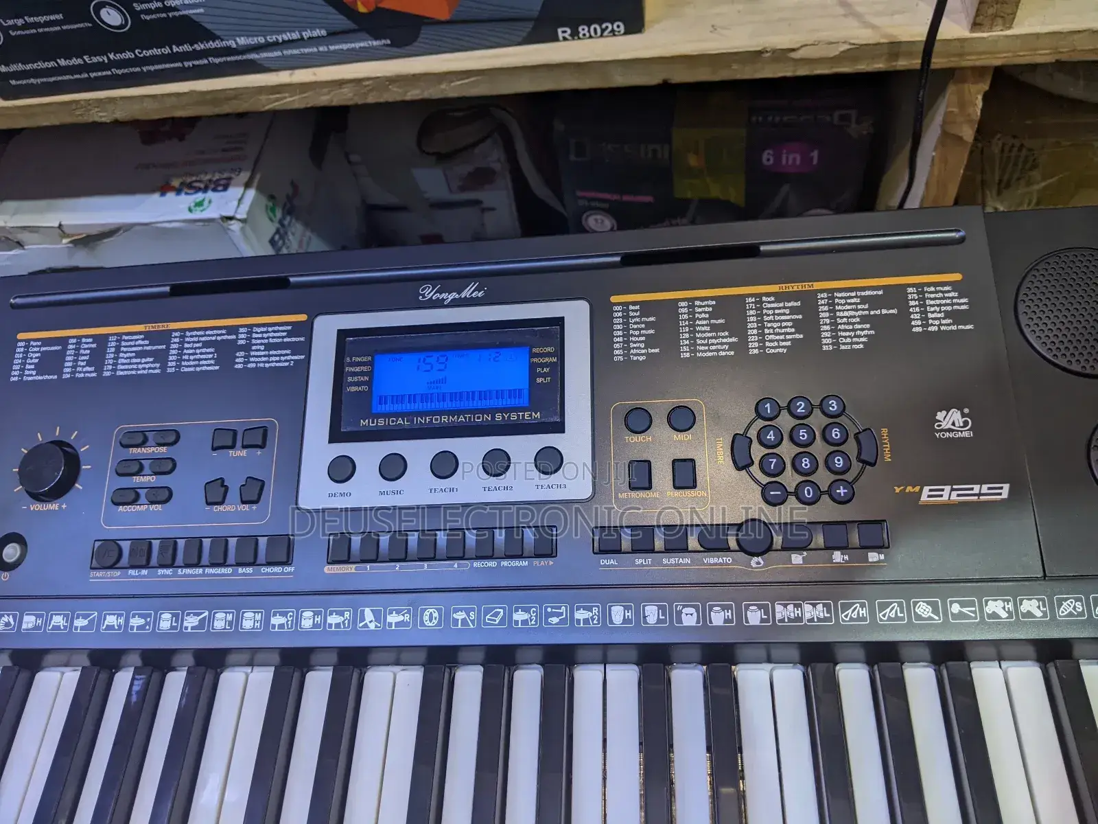 Electric Keyboard Yongmei 829