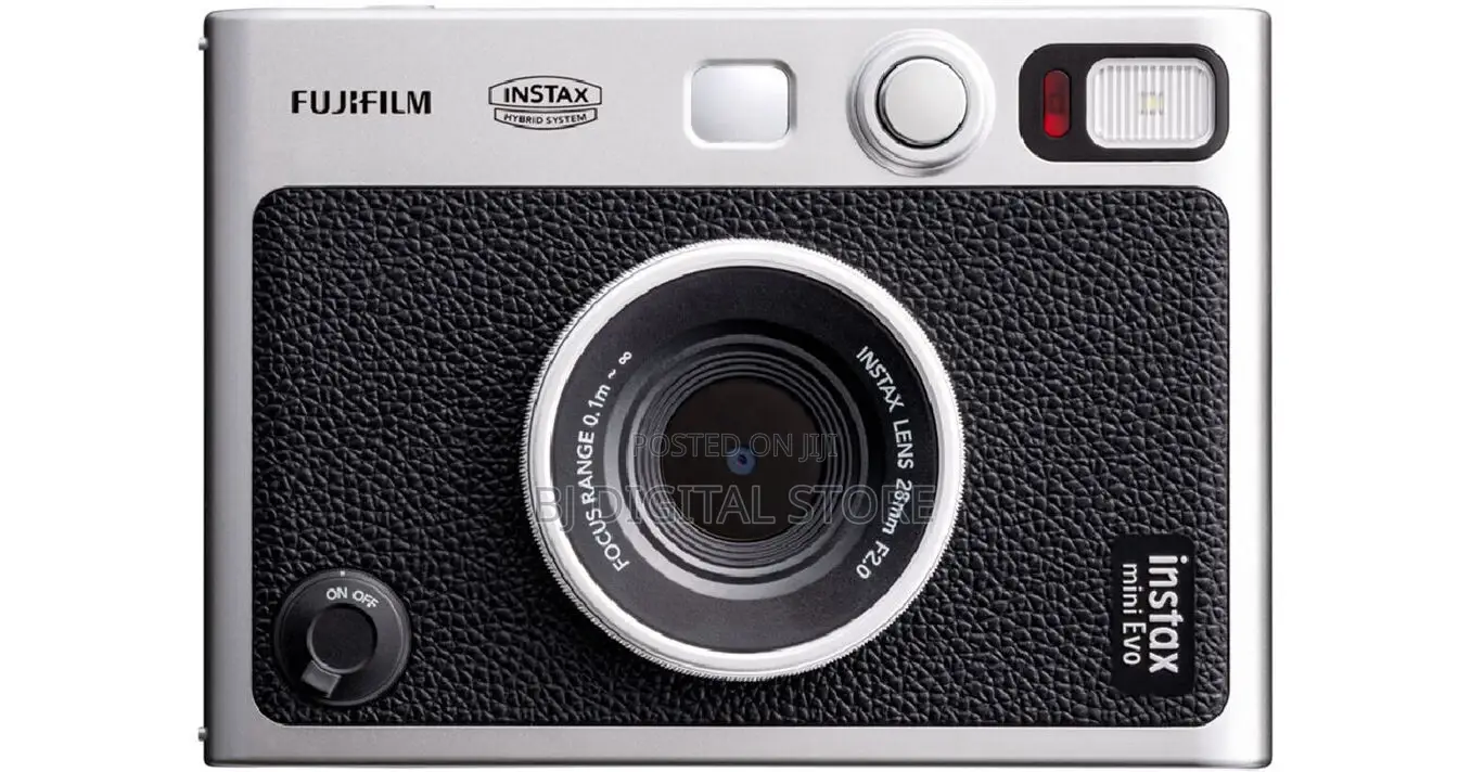 FUJIFILM INSTAX MINI EVO Hybrid Instant Camera (Black)