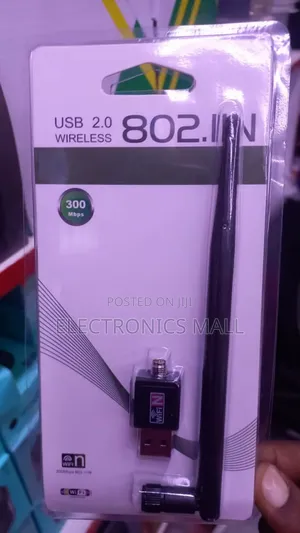 USB 2.0 802.11N Wireless Adapter With Antenna