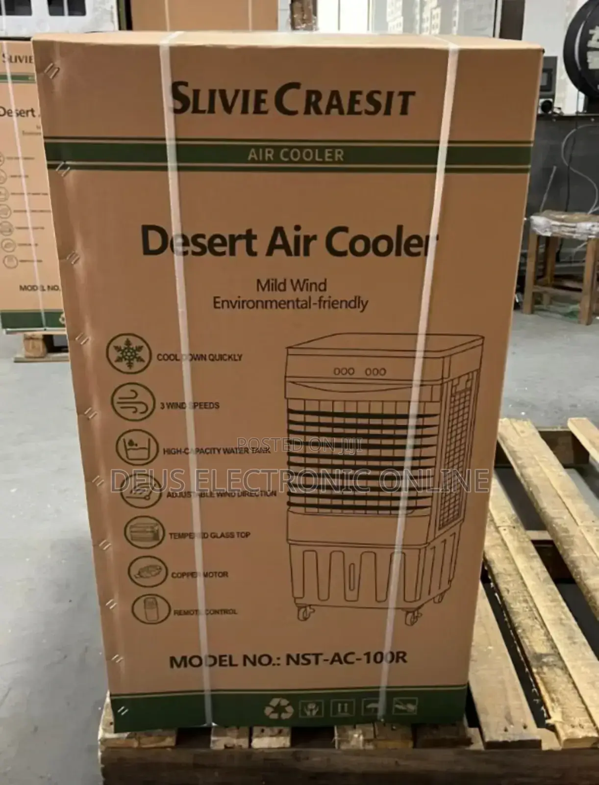 Air Cooler 45L With Remote