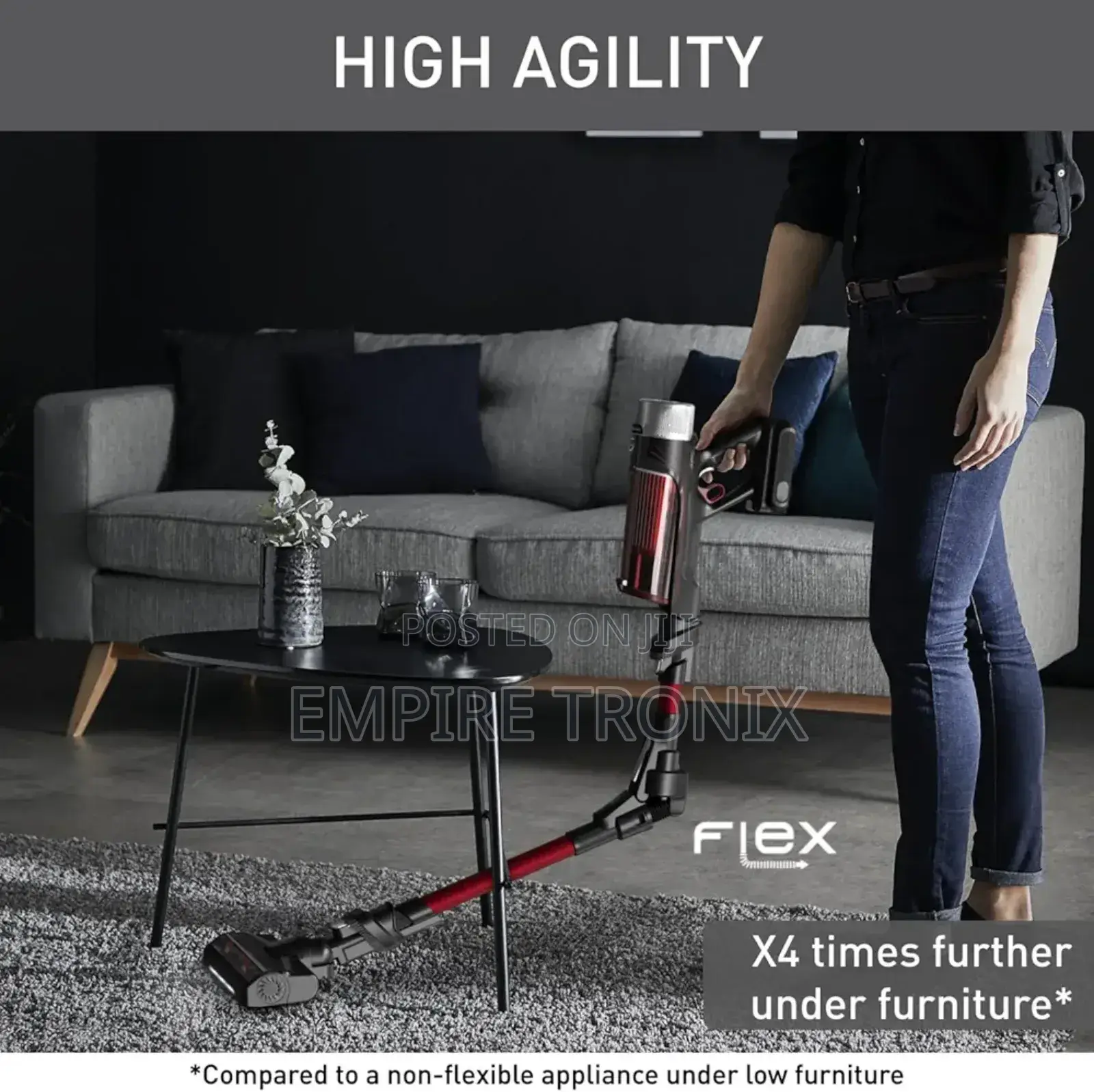 TEFAL Cordless Vacuum Cleaner | X-Force Flex 9.60