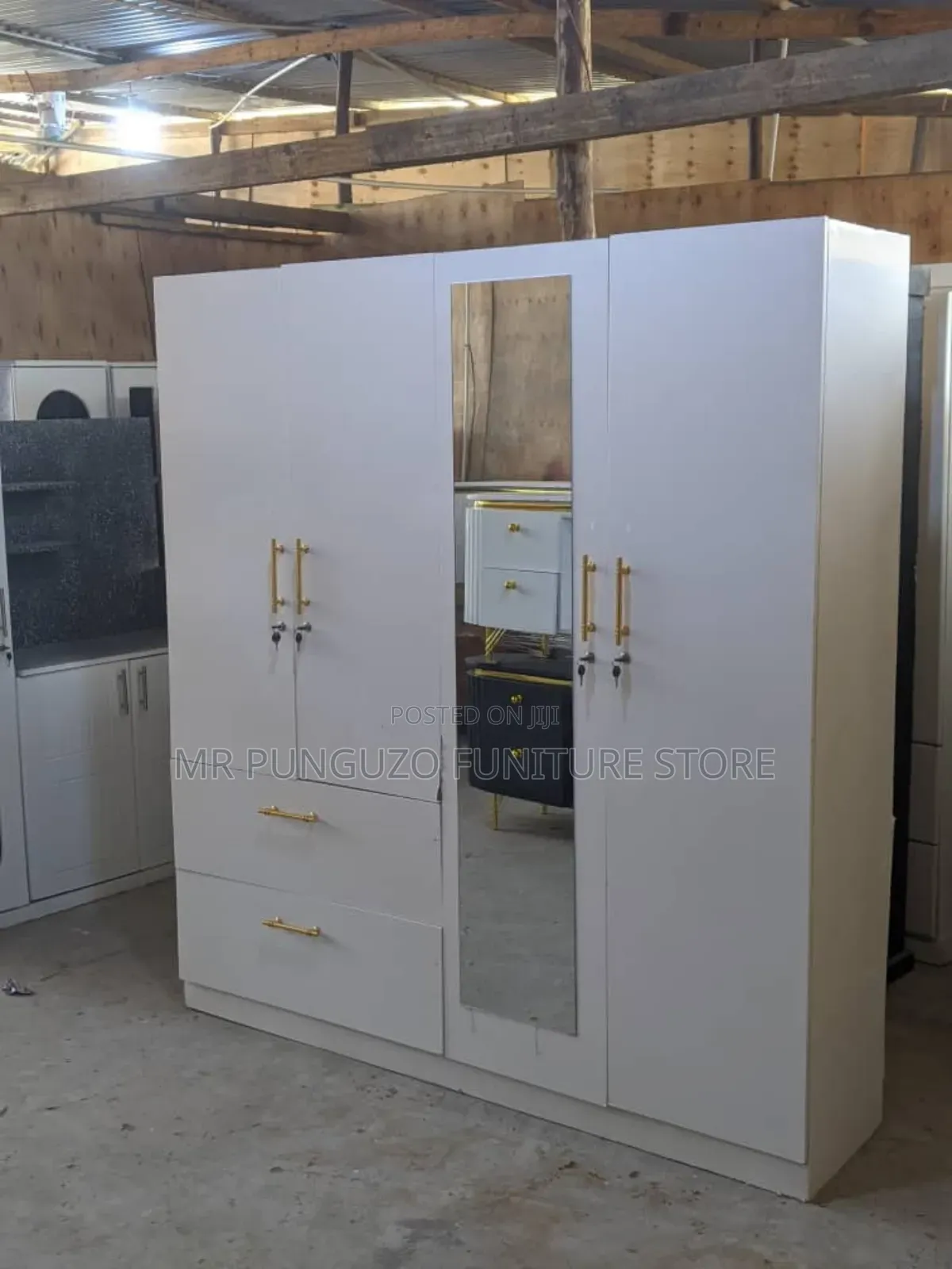 Kabati Milango Minne Classic Sana White