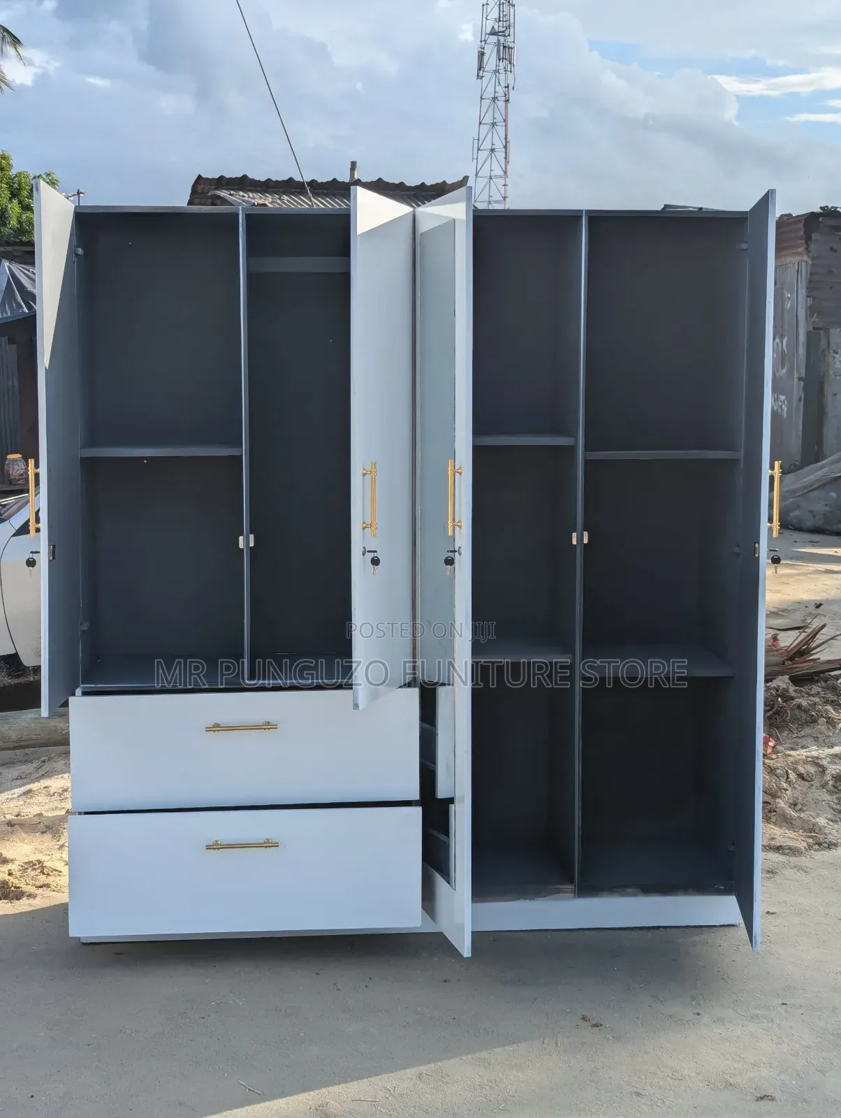 Kabati Milango Minne Classic Sana White