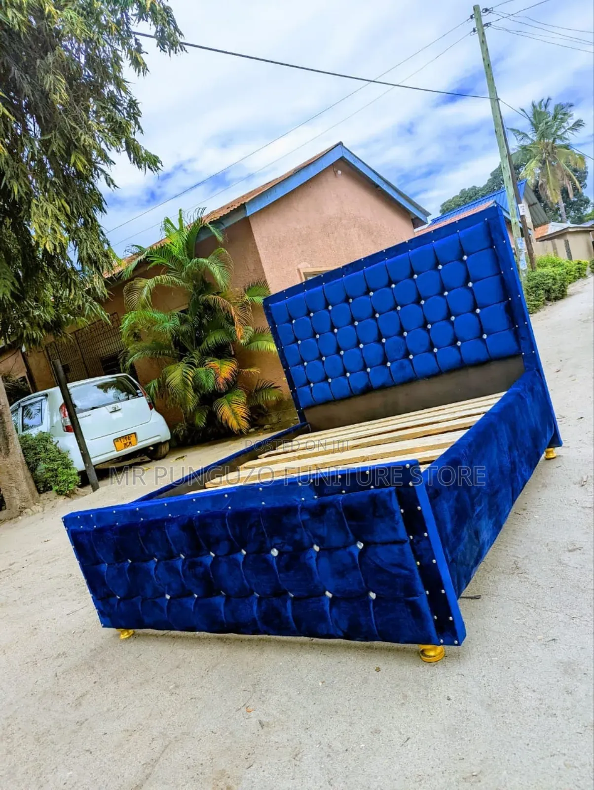 Bed Sofa Classic Sana Blue 5/6