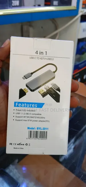 Adapter Type-C 4 in 1 Docking Station