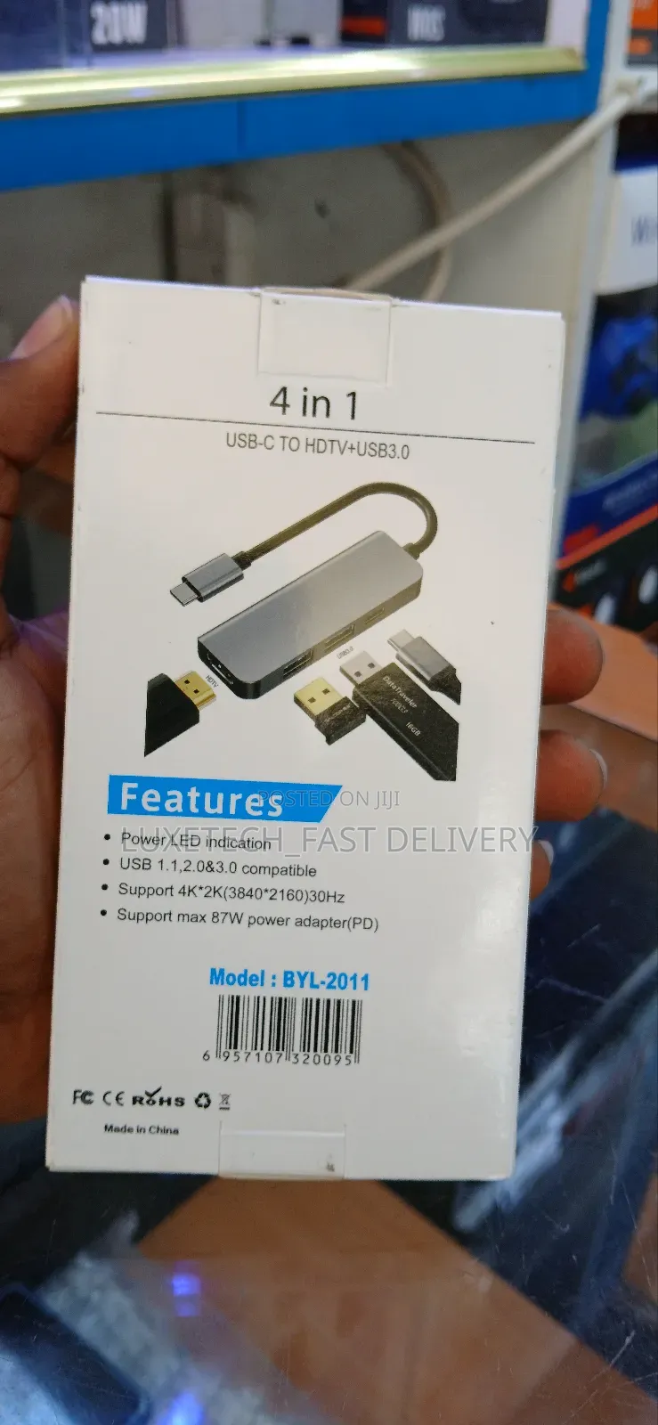 Adapter Type-C 4 in 1 Docking Station