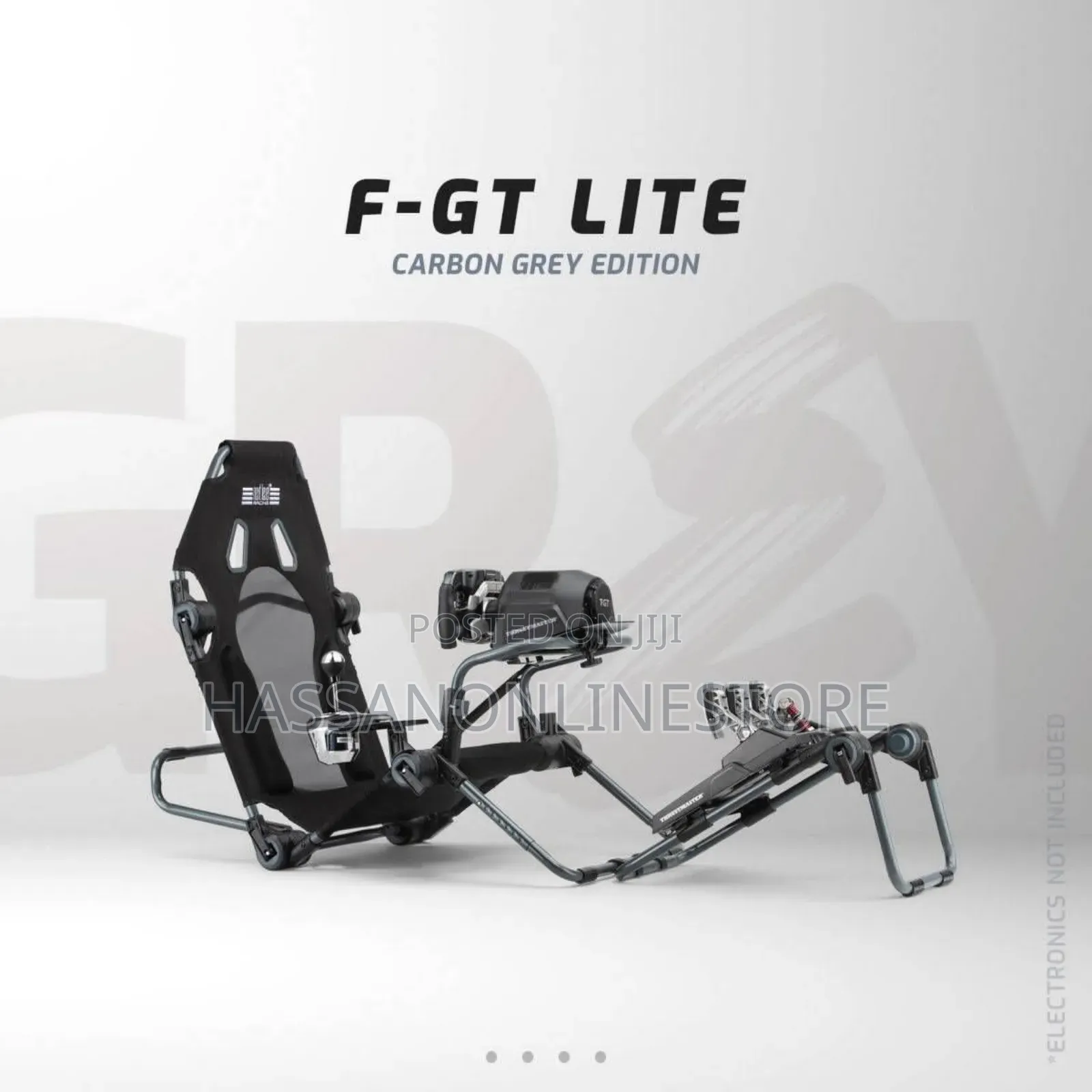 Next Level Racing F-Gt LITE Simulator Cockpit – Grey Edition