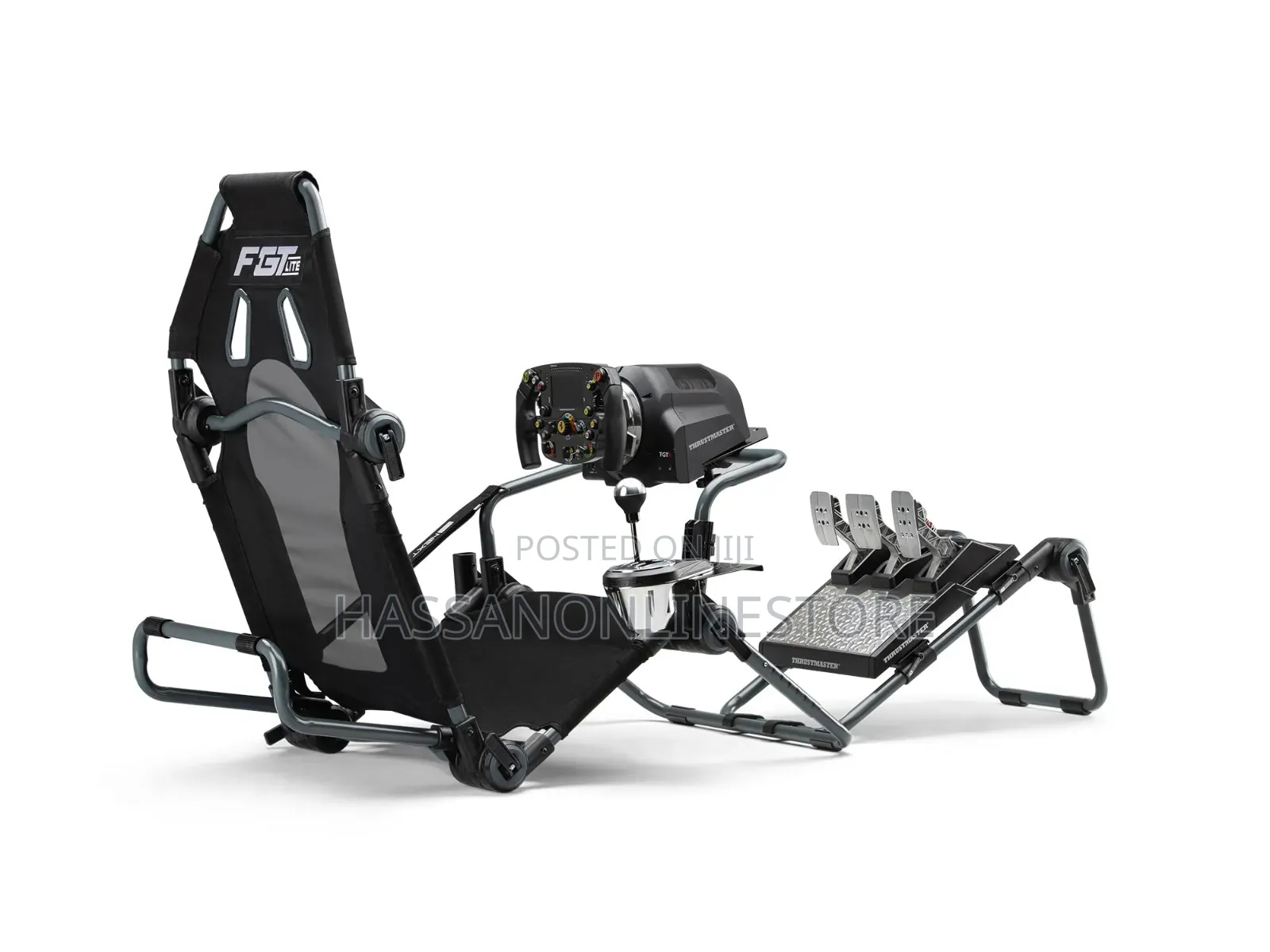 Next Level Racing F-Gt LITE Simulator Cockpit – Grey Edition