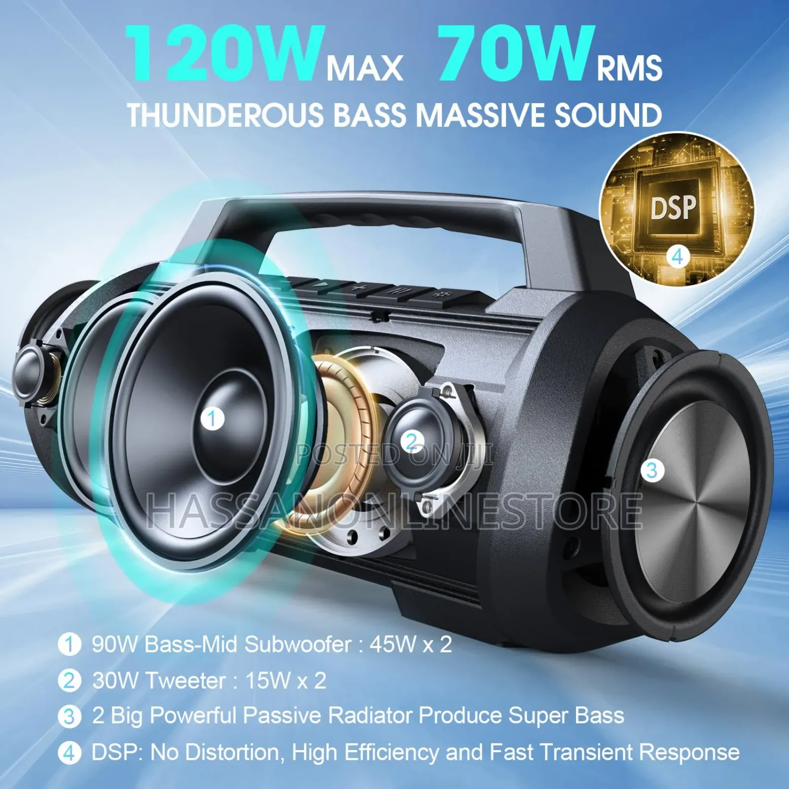 W-King D10 - 70w Portable Speaker