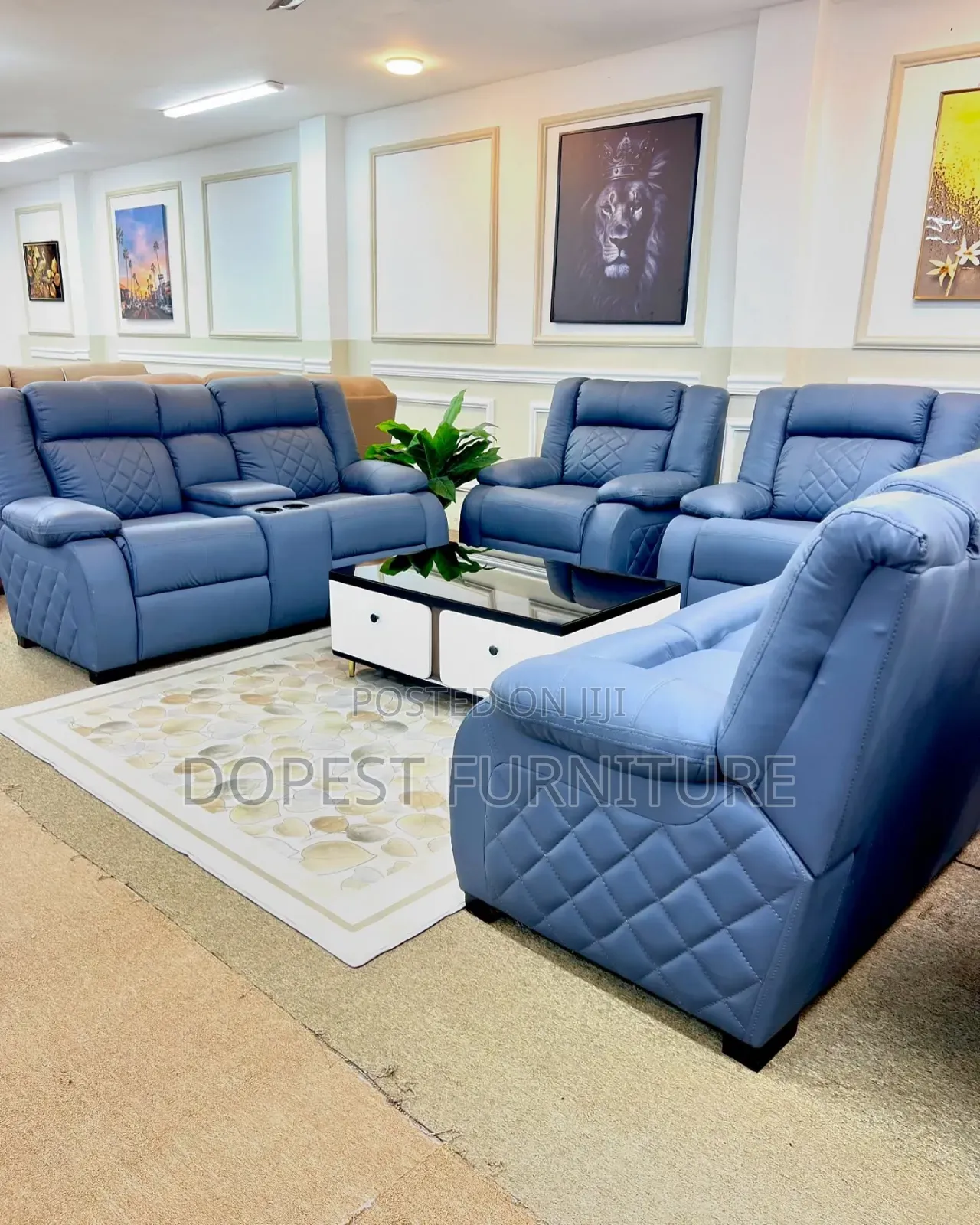 Sofa Set With 2 Recliners