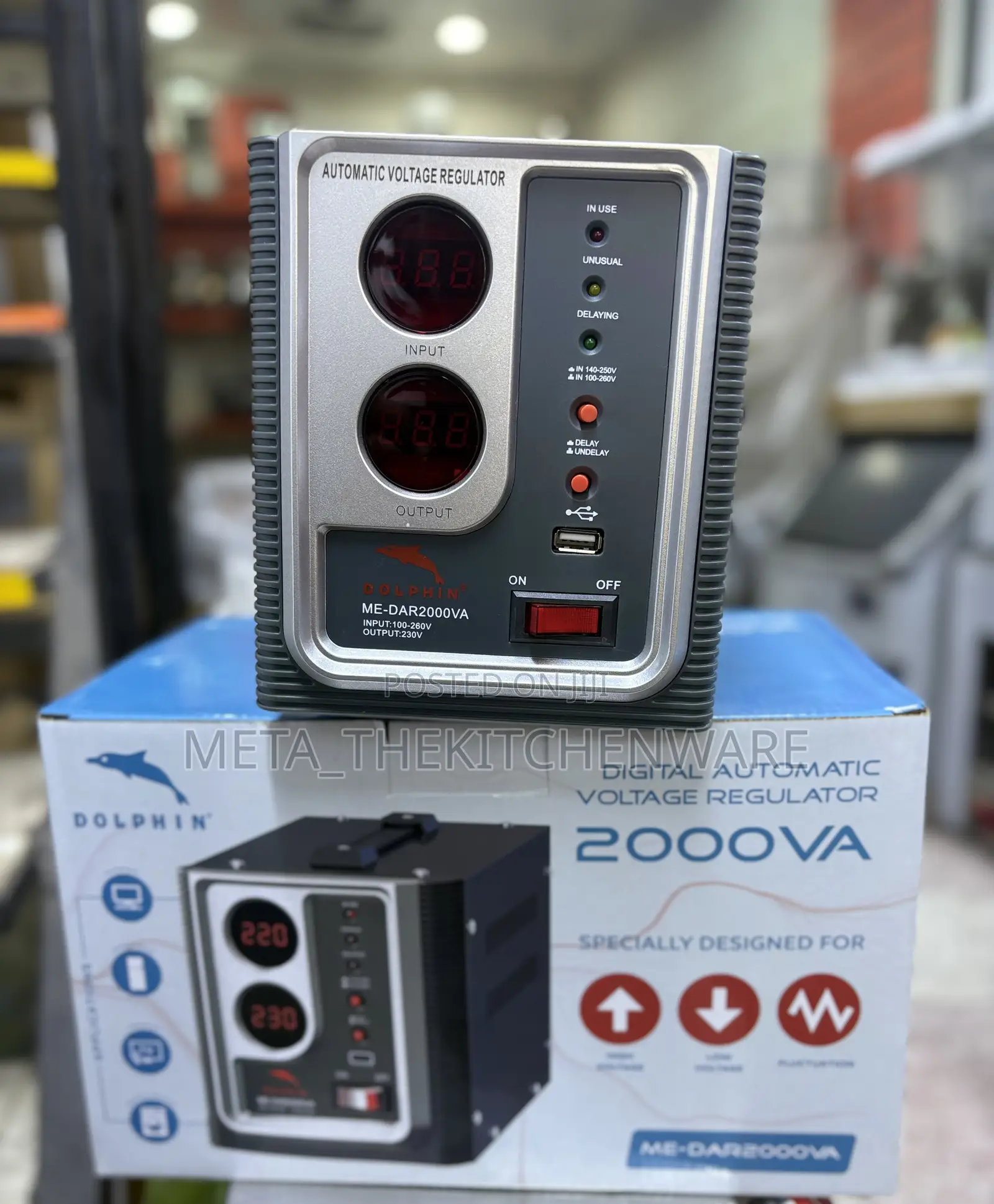 Dolphin Automatic Voltage Regulator (Stabilizer)2000W