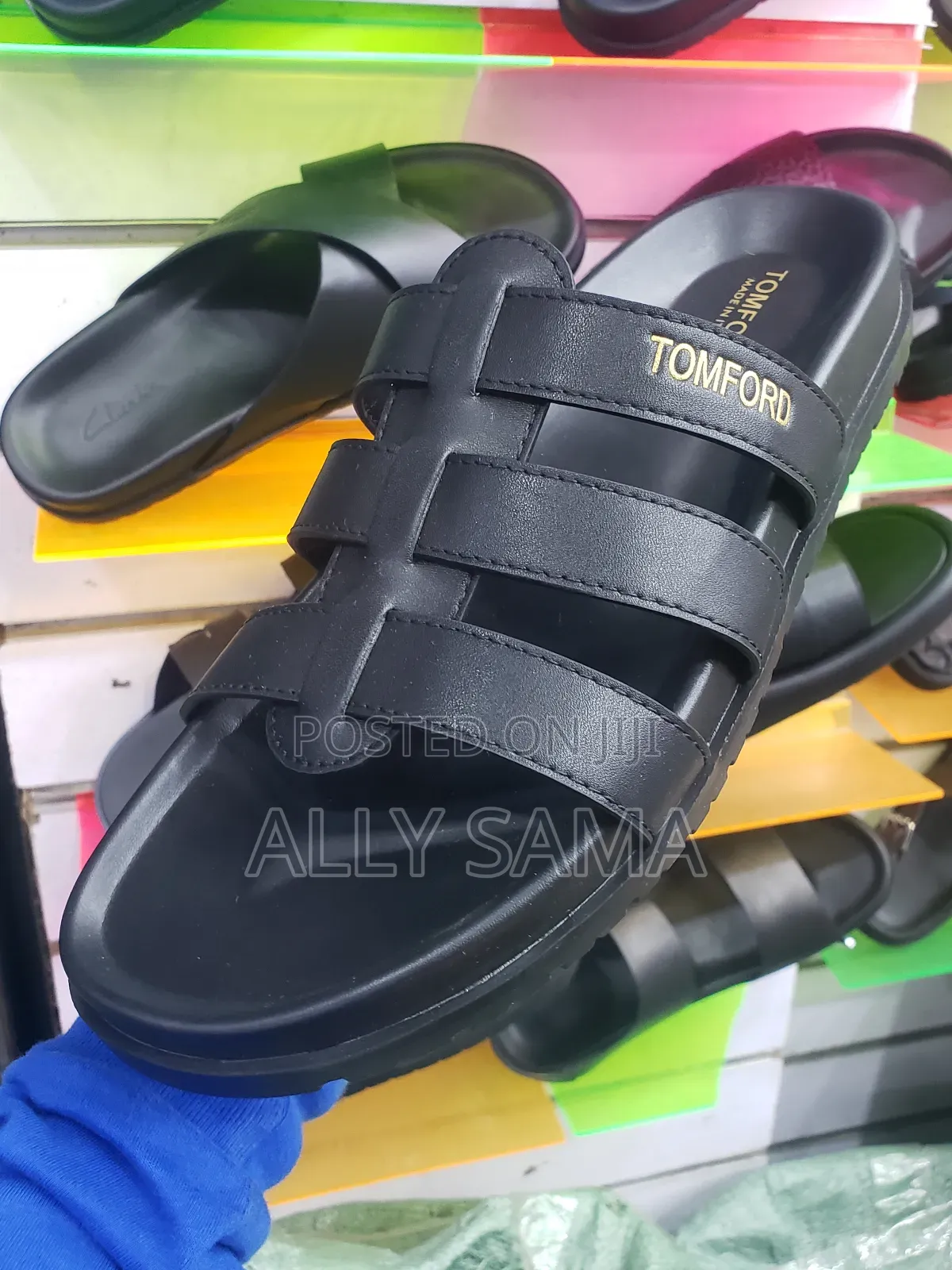 Men's Sandals Tom Ford Material Leather