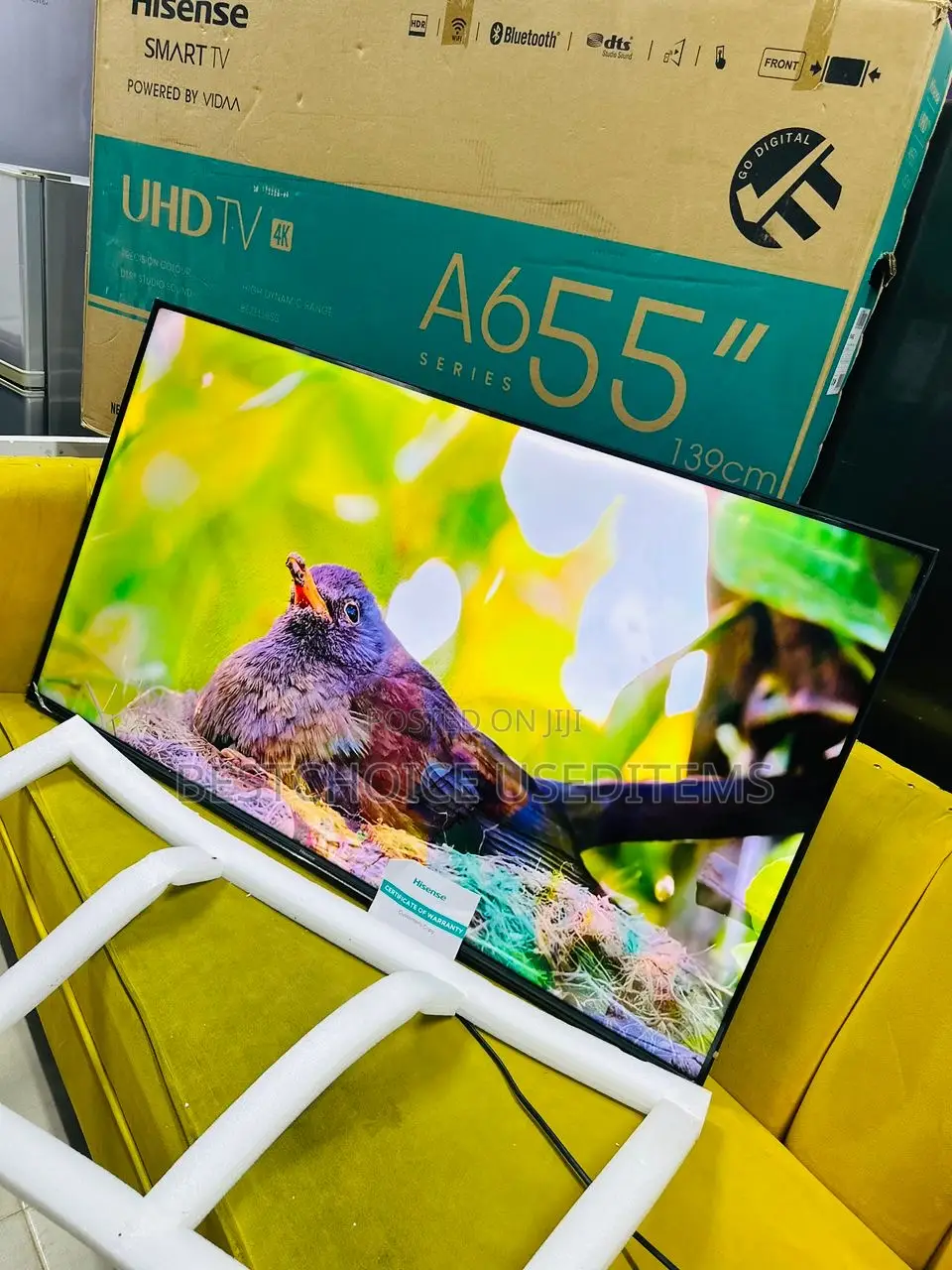 Hisense Smart Uhd TV -55inches -Netflix/Google/Youtub