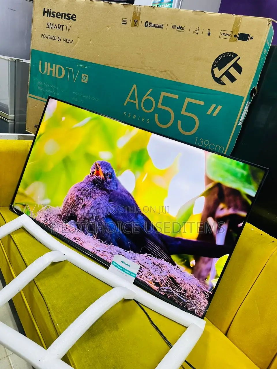 Hisense Smart Uhd TV -55inches -Netflix/Google/Youtub