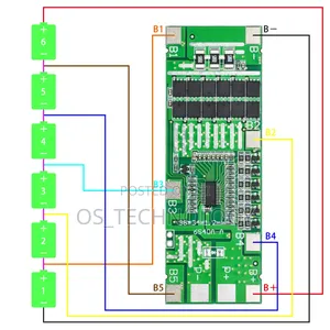 BMS 6S 40A = 24V Lithium Battery Charger and Balance