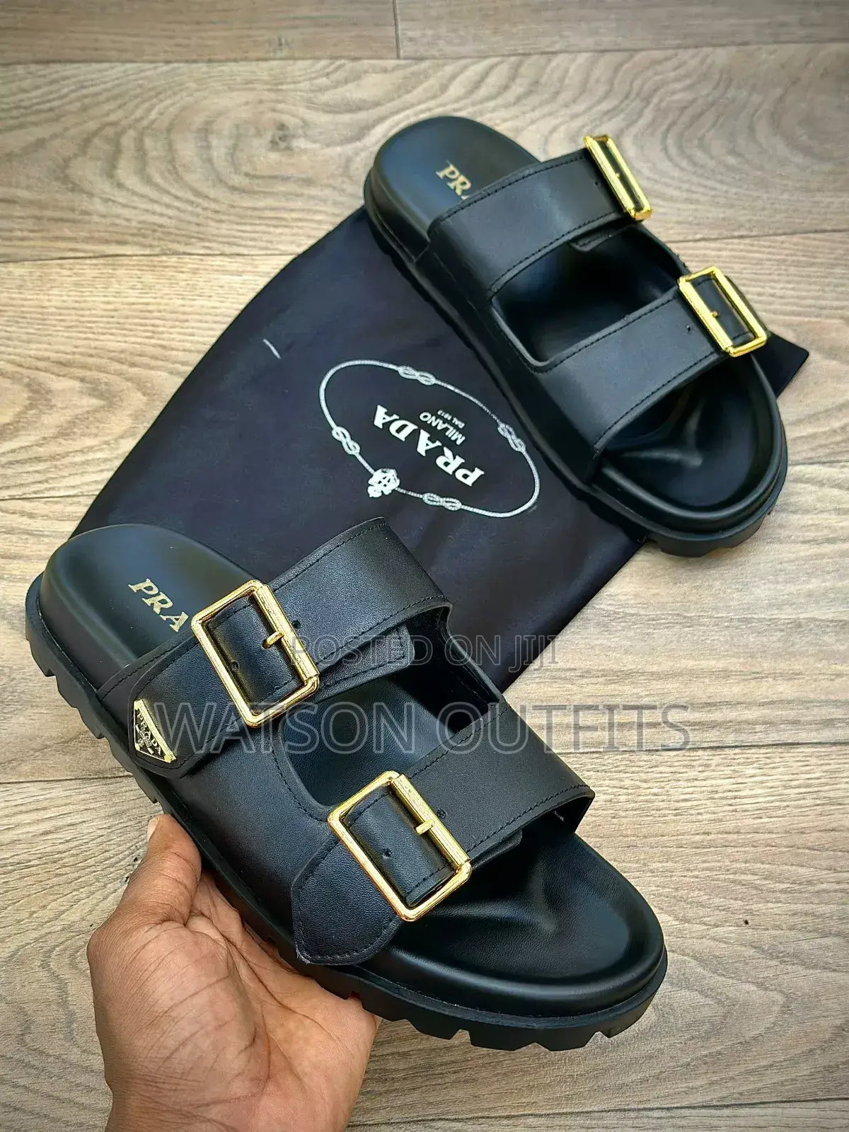 New PRADA Sandals/New Stock Open Footwears
