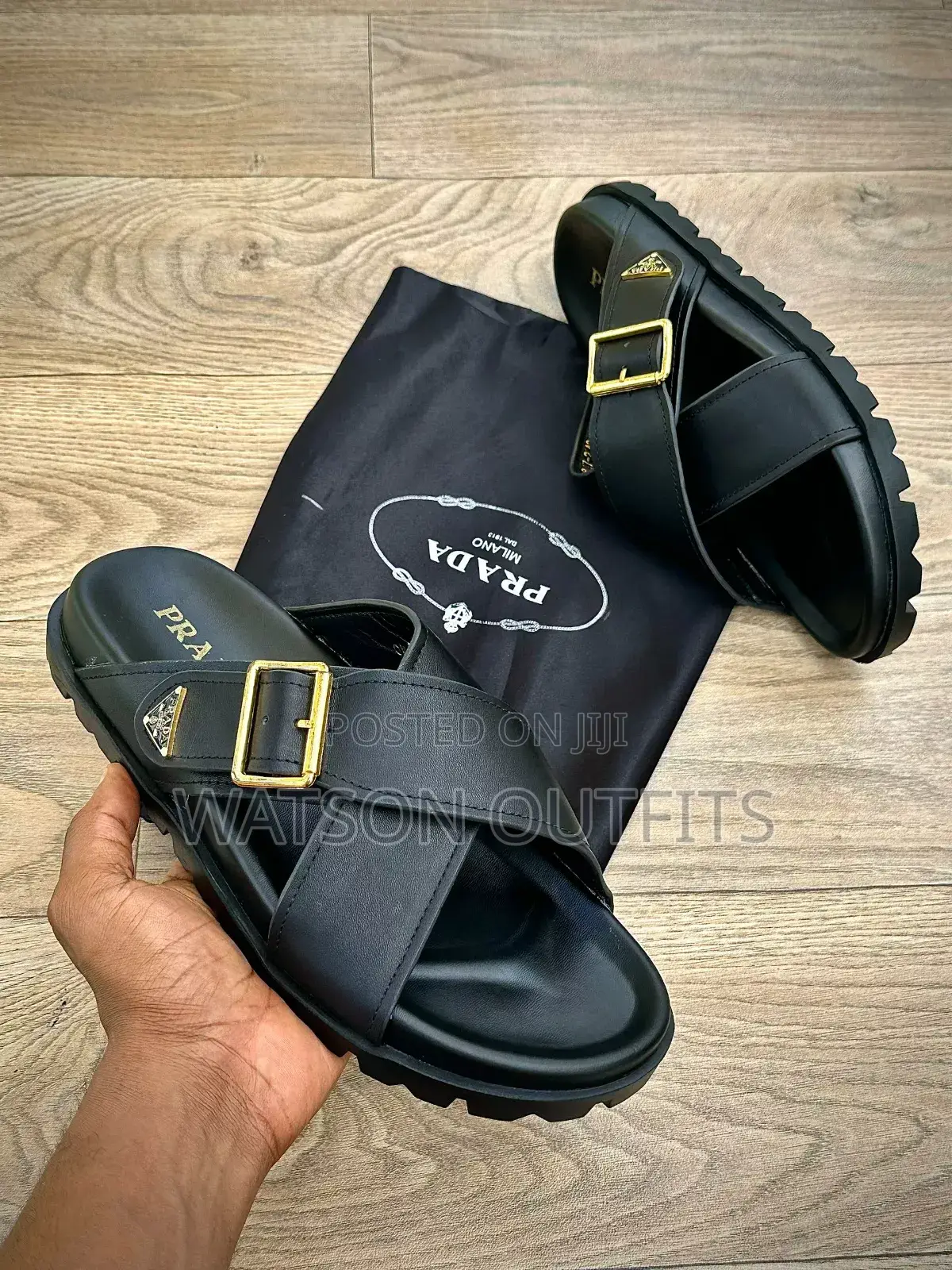 New PRADA Sandals/New Stock Open Footwears