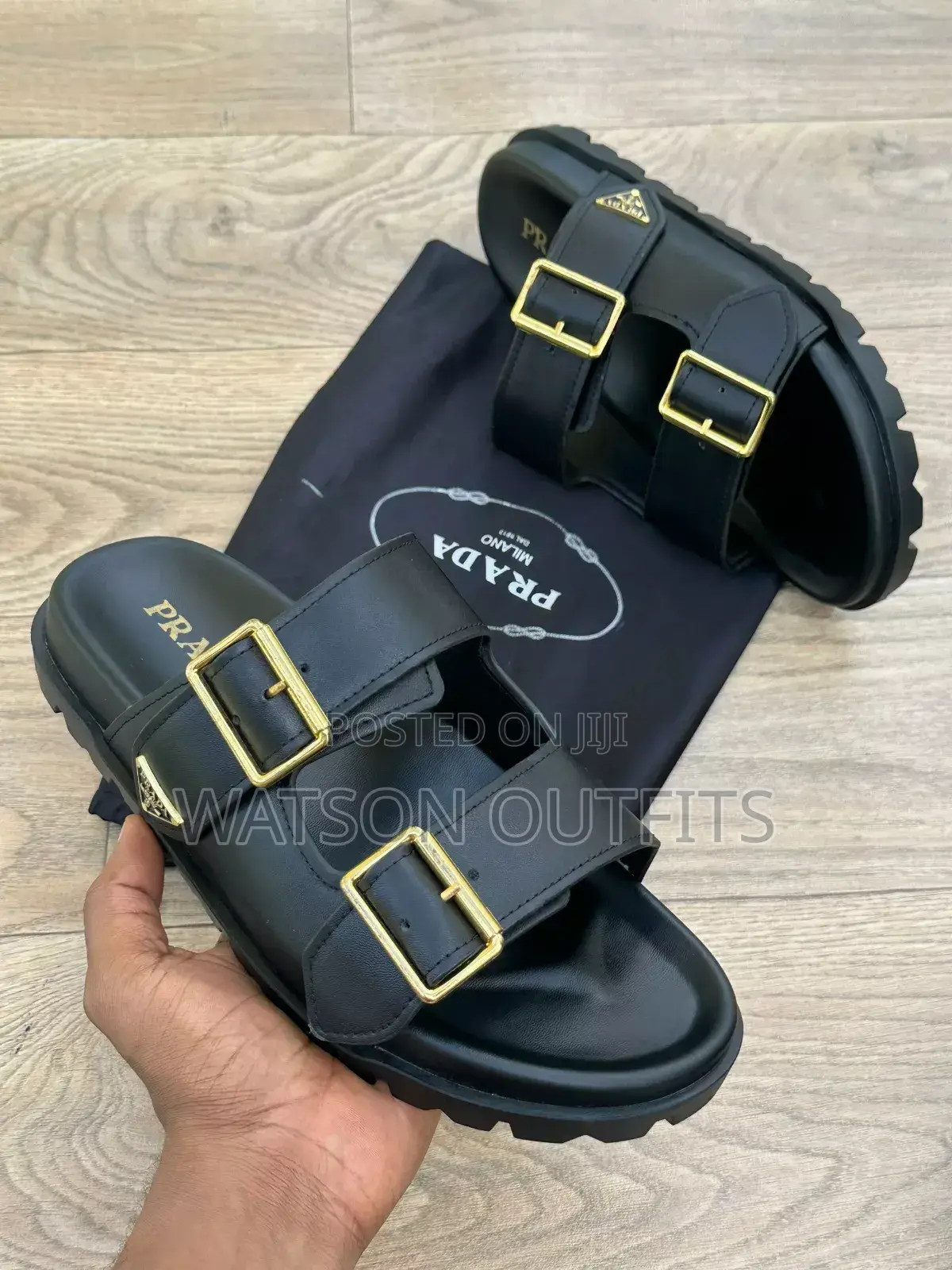 New PRADA Sandals/New Stock Open Footwears