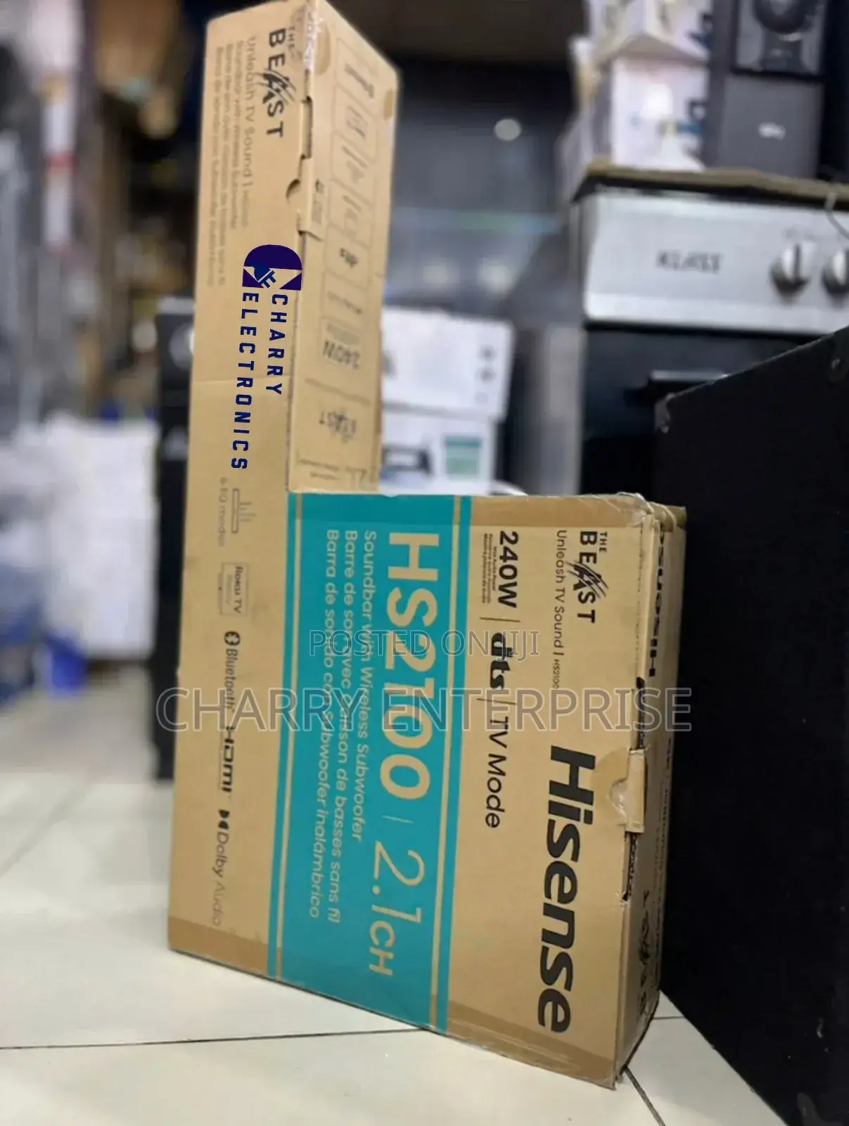 Hs2100 Hisense Soundbar 2.1ch With Wireless Subwoofer 240W