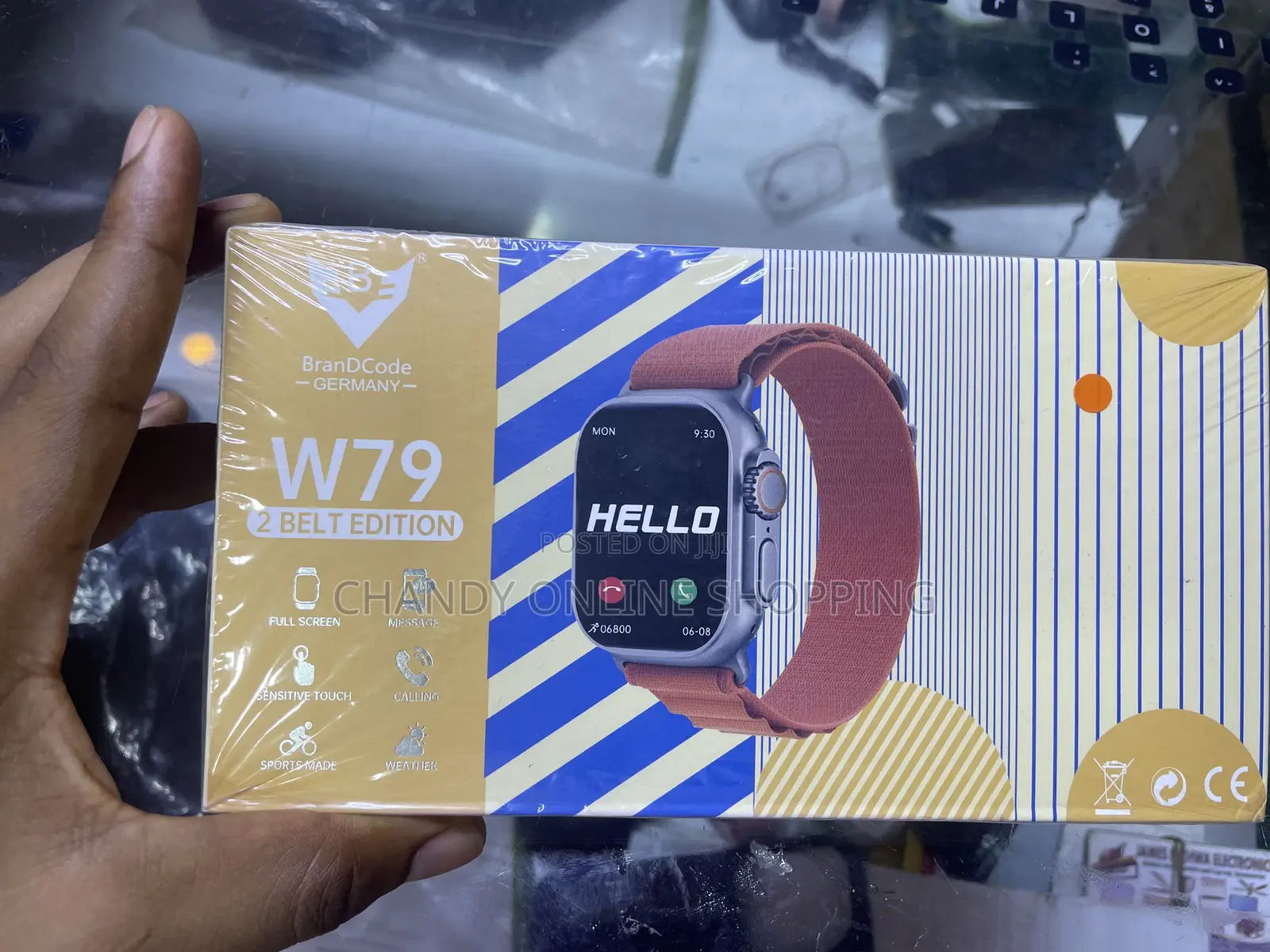 The W79 2-Belt Smartwatch