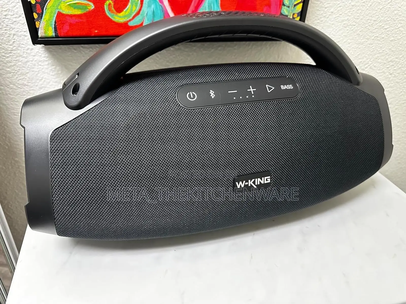 W-King Boombox D20 Wireless Speaker With 2 Microphones