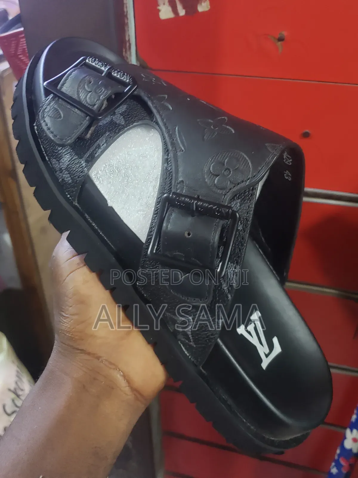 Men's Sandals Louis Vuitton Full Black