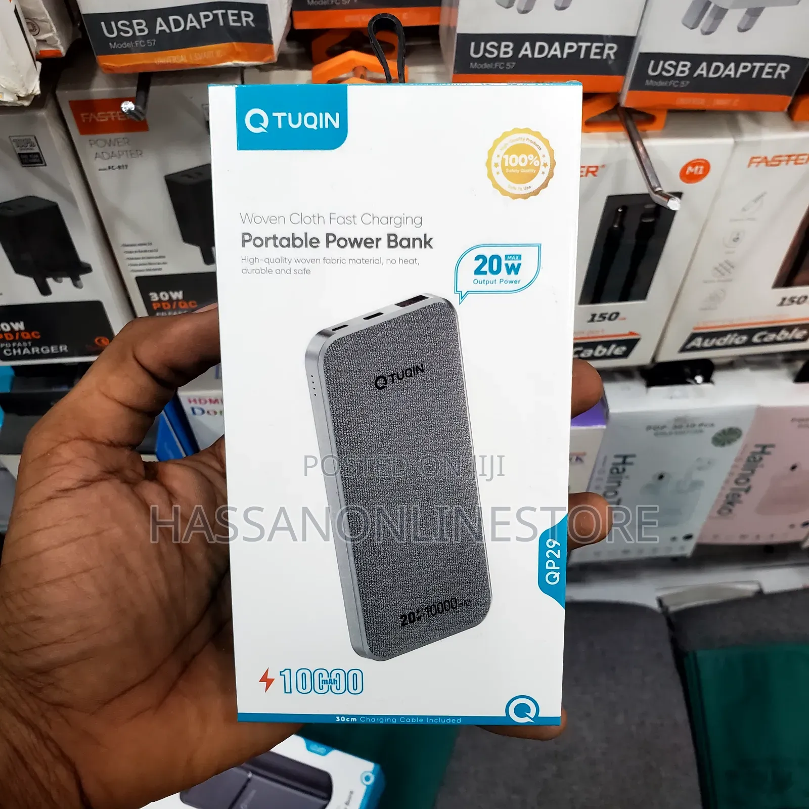 Tuqin QP29 20W Portable Power Bank 10,000mah