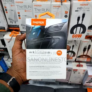 Faster M1 Audio Cable for Lightning to 3.5mm Port 150cm