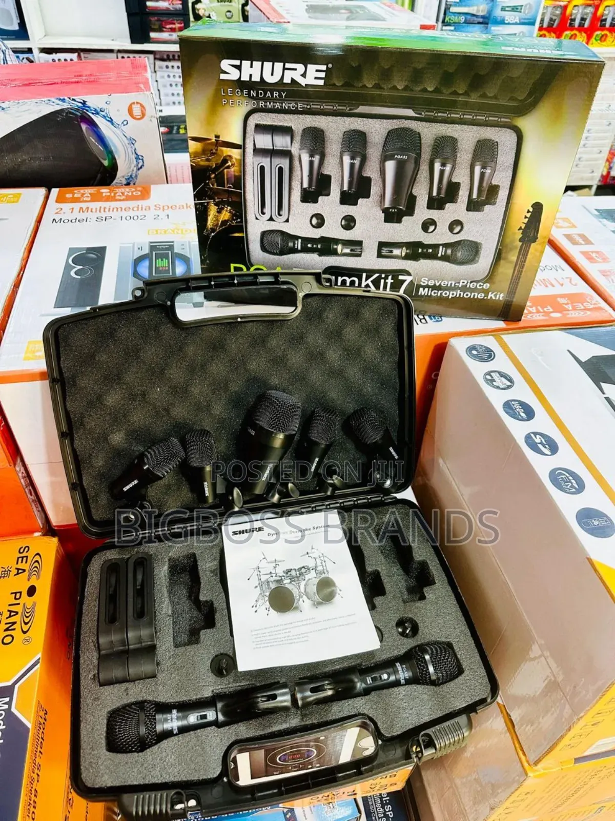 Shure Pga Dm Drum KIT 7 Legendary Performance