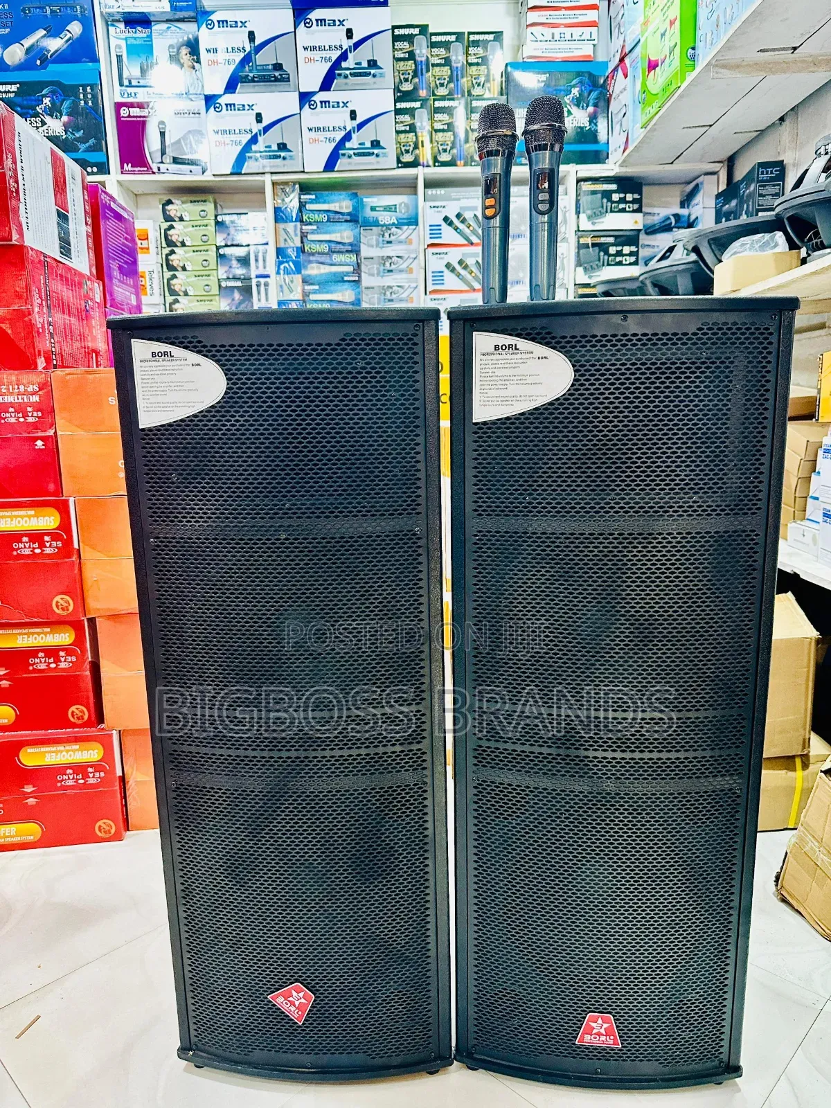Borl Left Right Speaker Inch 12