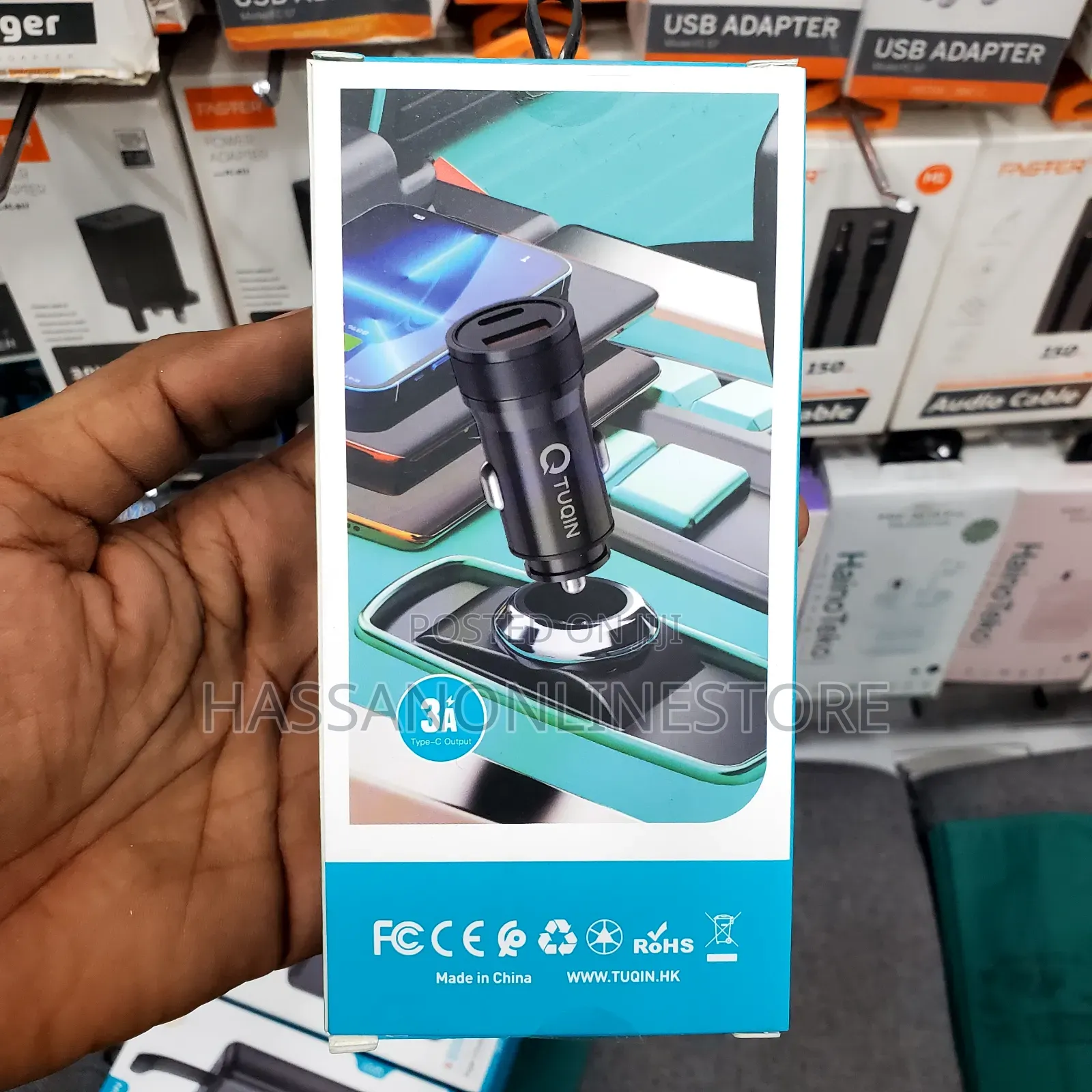 Tuqin QC 14 USB Type-C Fast Car Charger