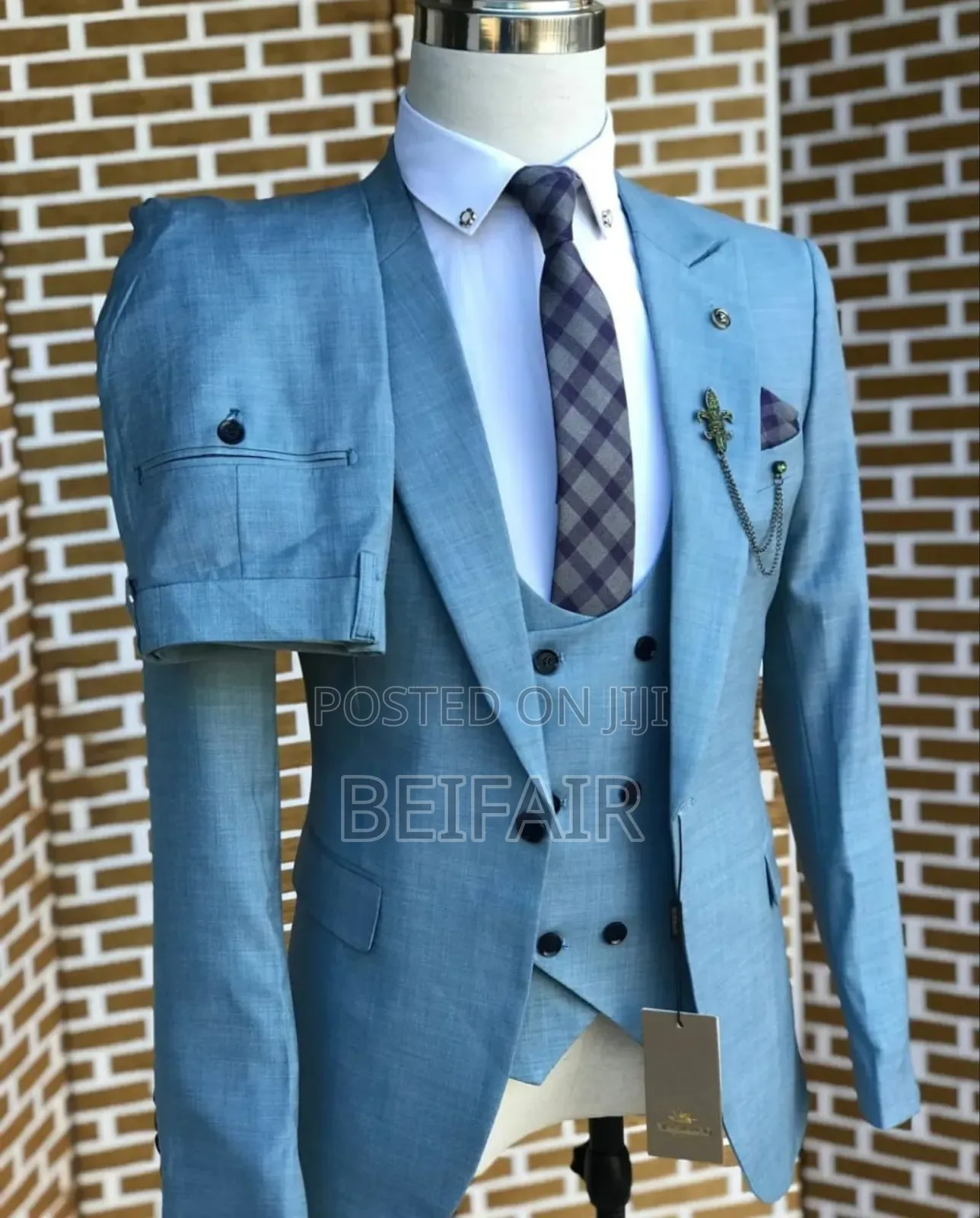 Skyblue Men's Suits | Suti Za Kiume