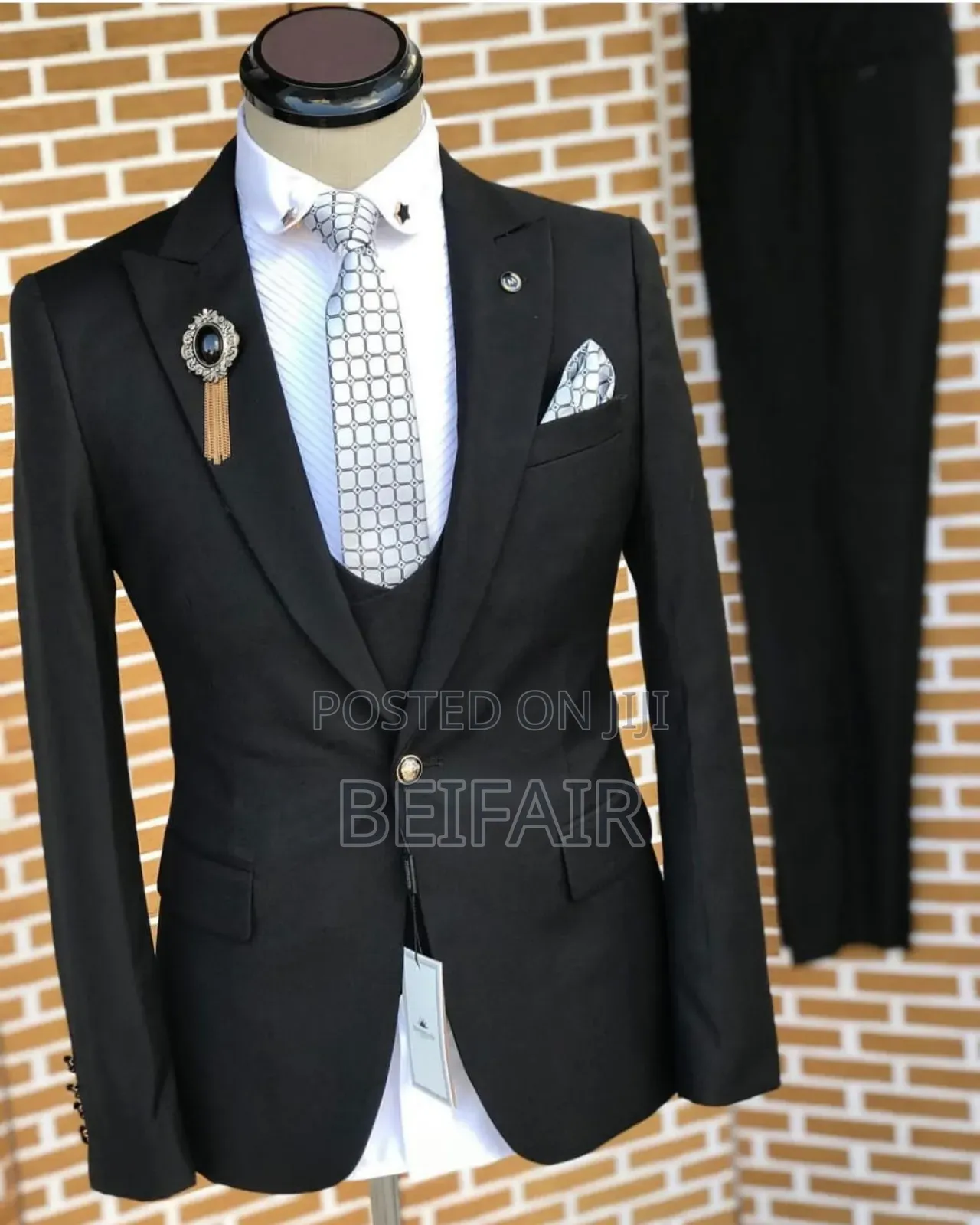 Suti Za Kiume | Smart Black Suits