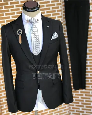 Suti Za Kiume | Smart Black Suits