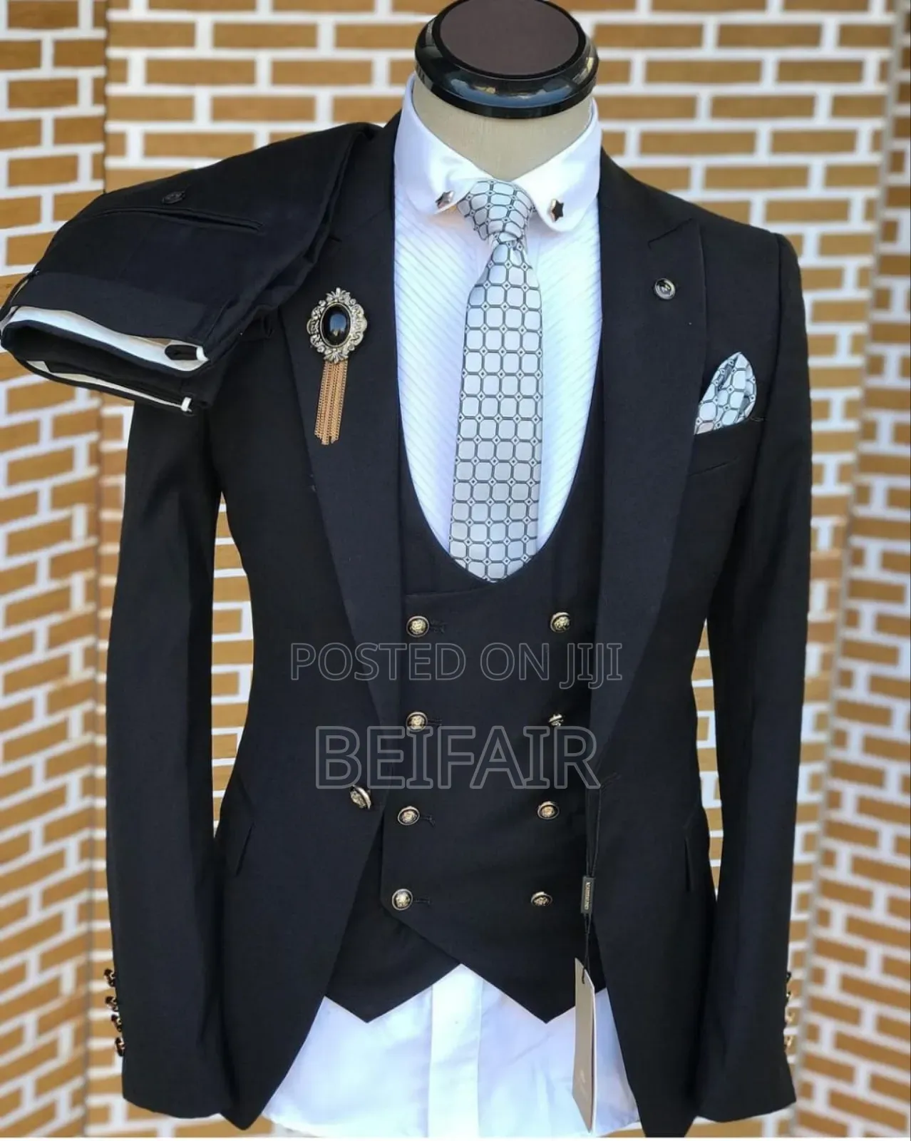Suti Za Kiume | Smart Black Suits
