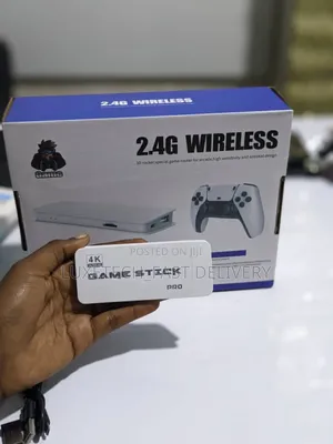 Video Game Console With Dual Wireless Controllers/Game Pads