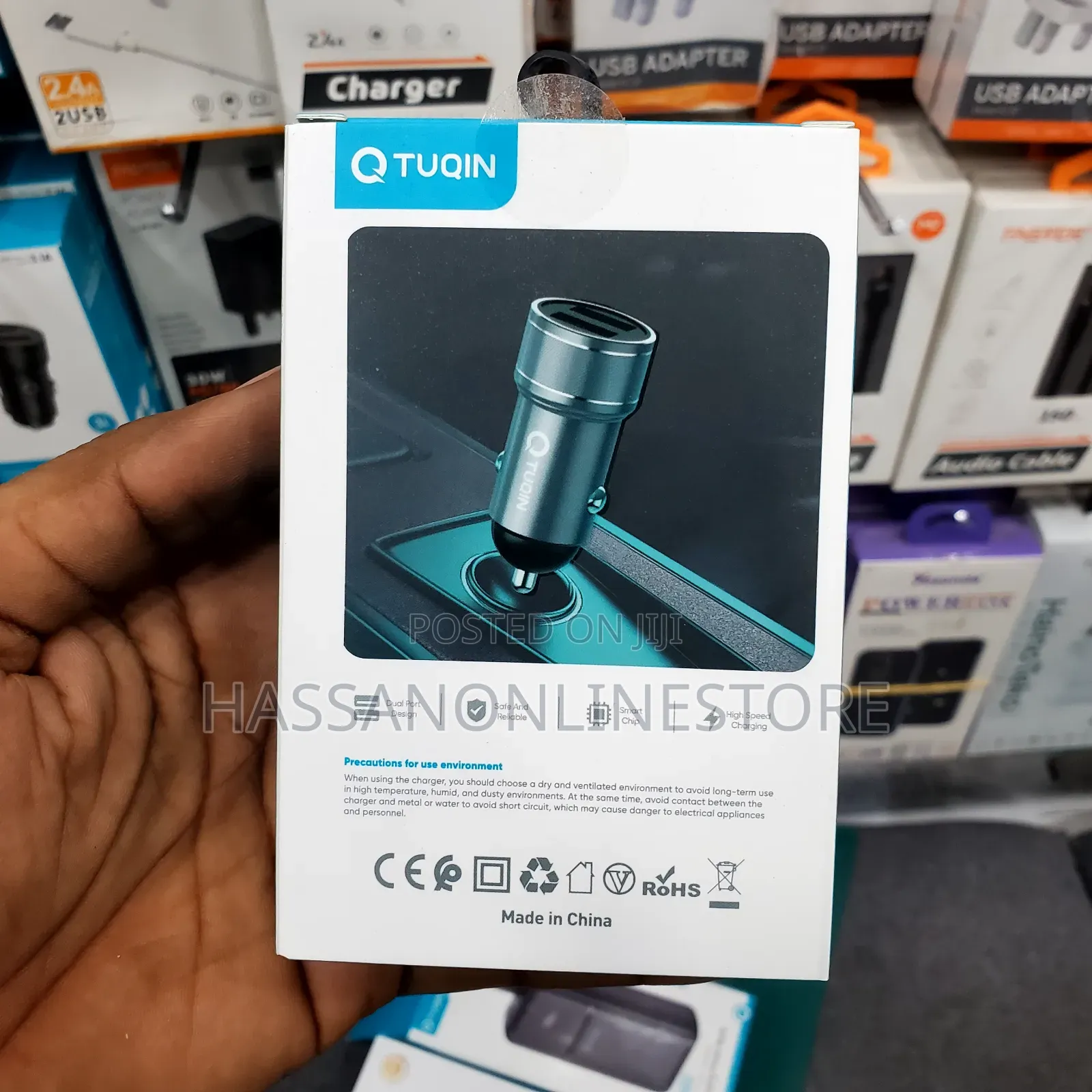 Tuqin QC 24 Dual USB Fast Car Charger