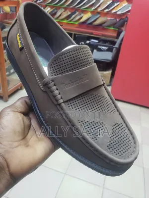 Men's Loafers Timberland Coffee Material Leather