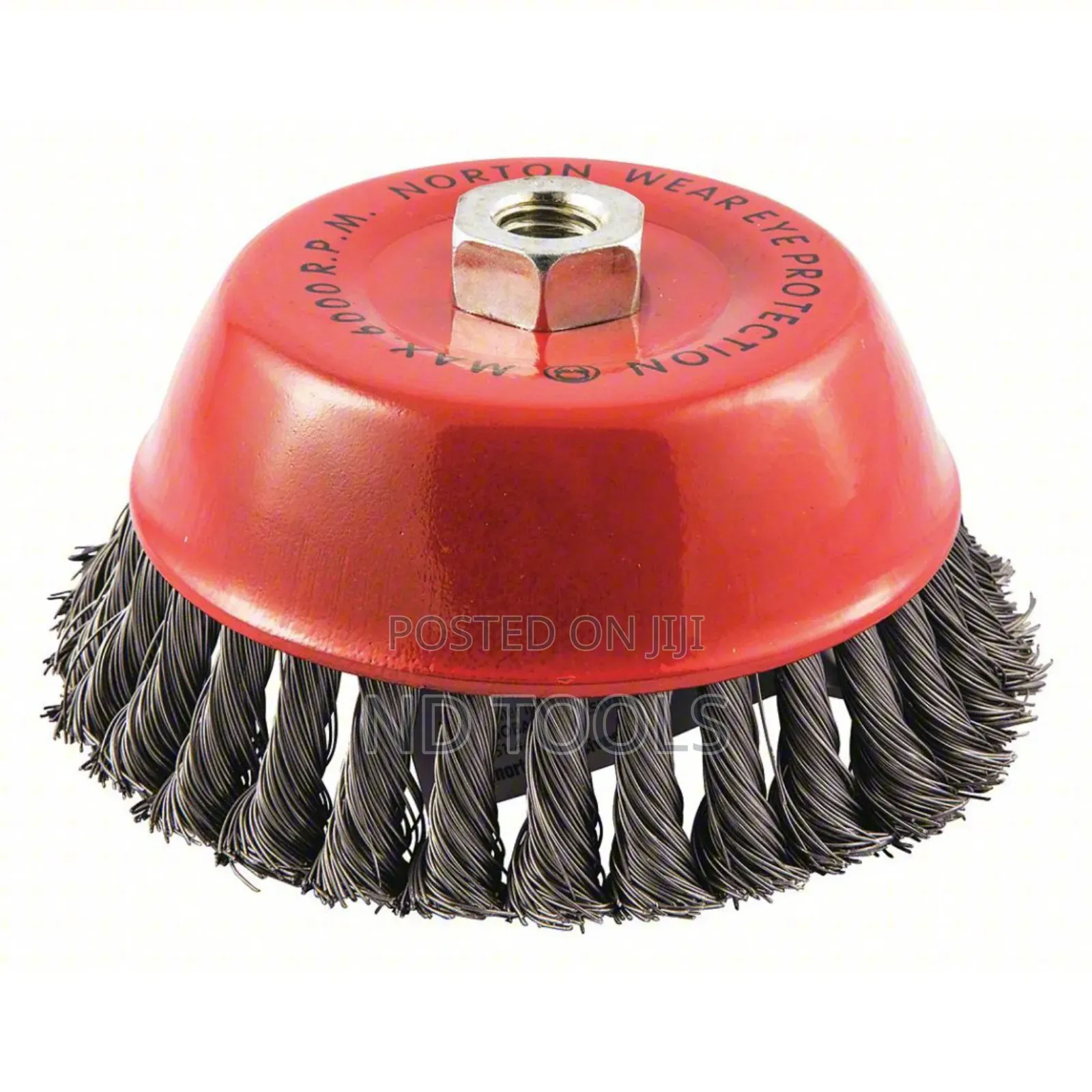 6" Twisted Cup Wire Brush