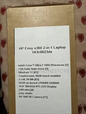 New Laptop HP 16GB Intel Core Ultra 7 SSD 1T