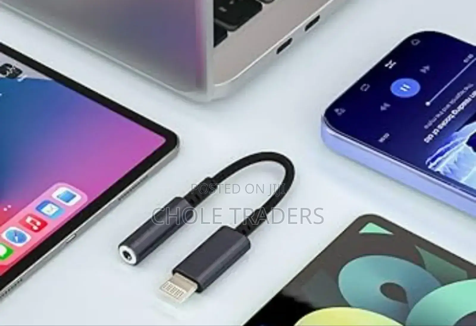 Lightning to Aux Adapter Converter