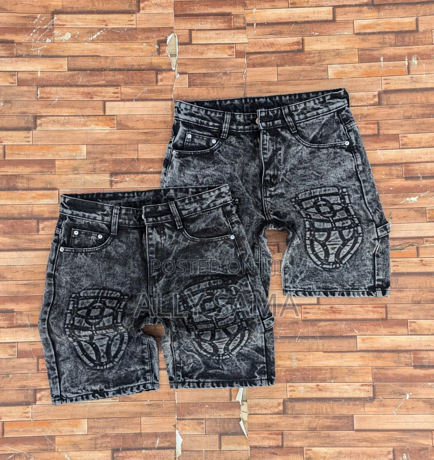 Men's Short Jeans Pens Gray