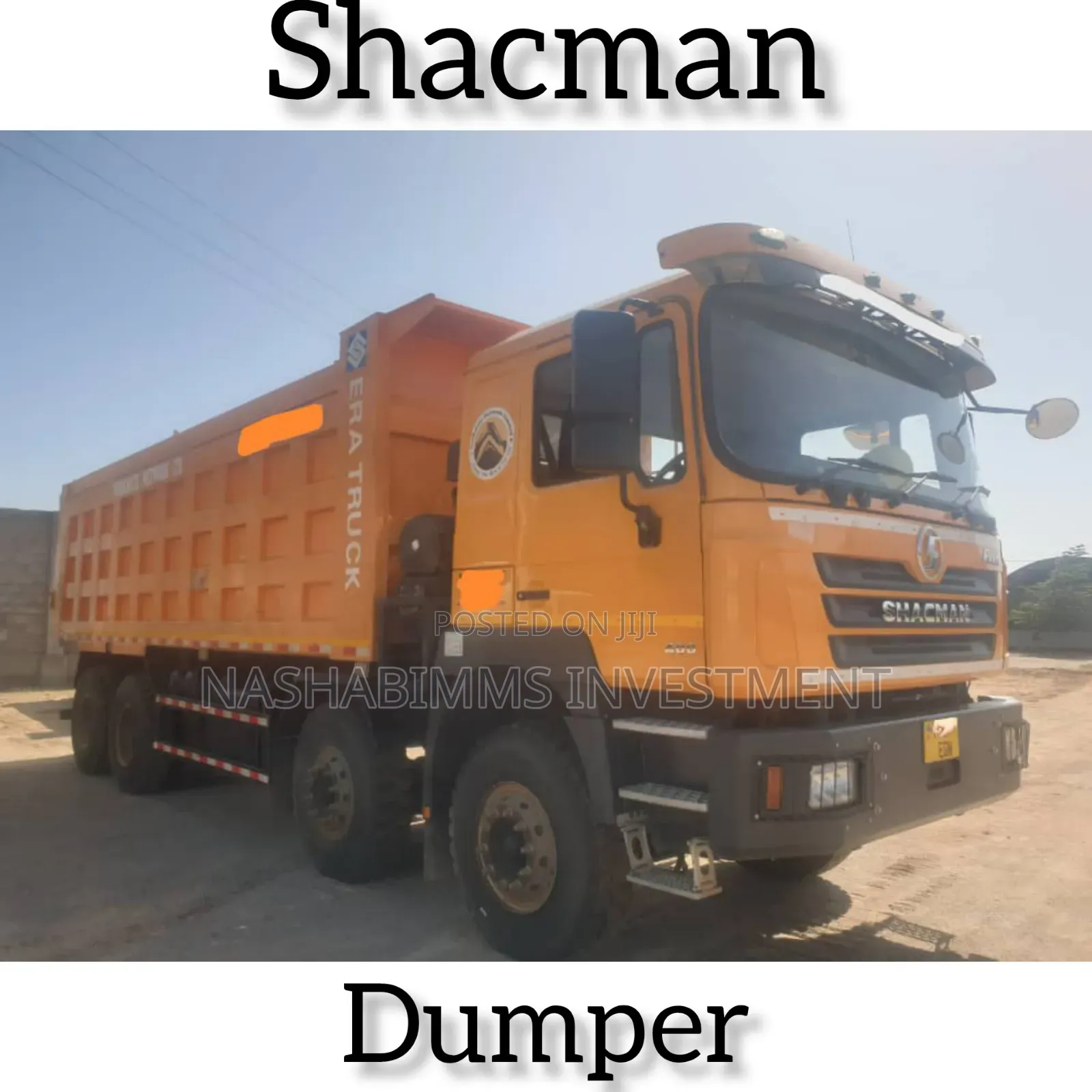 Shacman Dumper Reg #. EGN