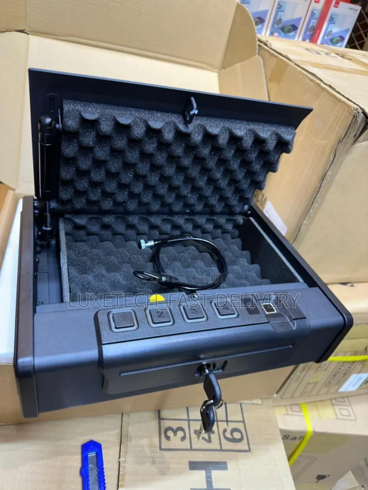 Biometric Safe 3-way Quick Access Handgun Portable Safe