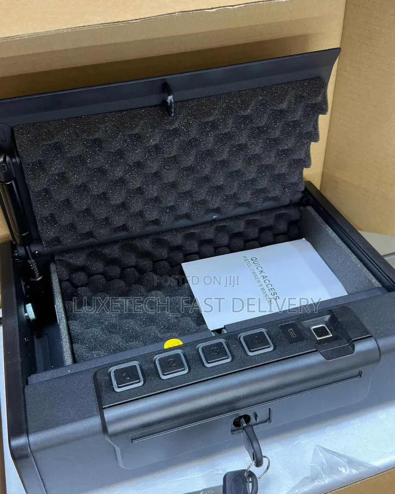 Security Handgun/Pistol Safebox Portable Case Storage