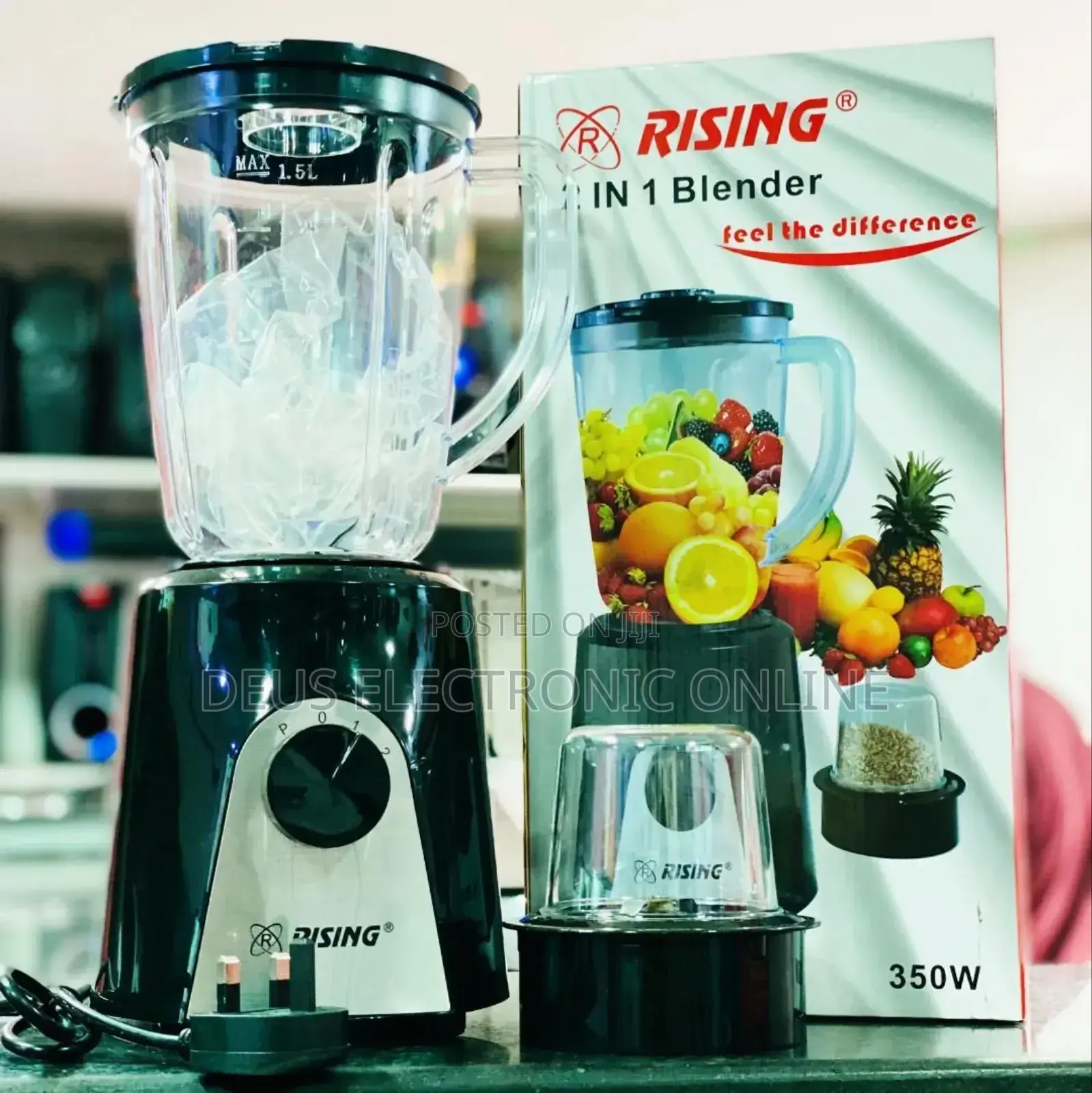 Electric Blender 2 in 1 Rising